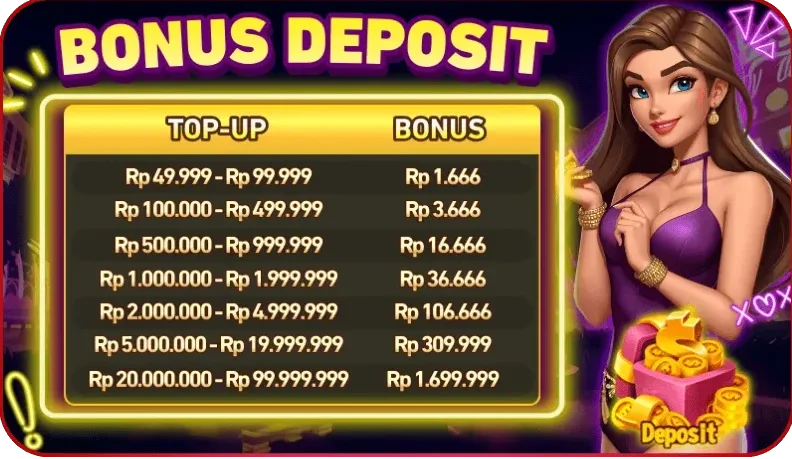 BONUS DEPOSIT